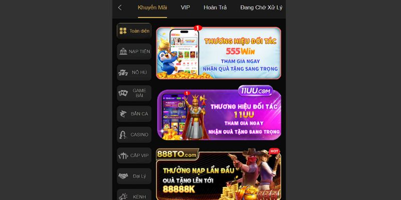 Vài ưu đãi nổi bật của 888TO